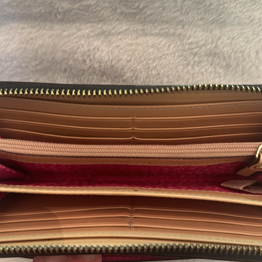 Kate Spade wallet, Black/Pink - Picture 3 of 4
